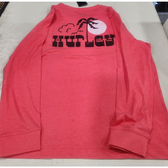 Hurley Men's Large Long Sleeve Front Logo & Back Graphic Tee Shirt NWT - Picture 7 of 7